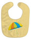 Beach Umbrella Baby Bib Easy-Clean Baby Bib Baby Feeding Accessory Baby Mealtime Essential, 10 x 13, Multicolor
