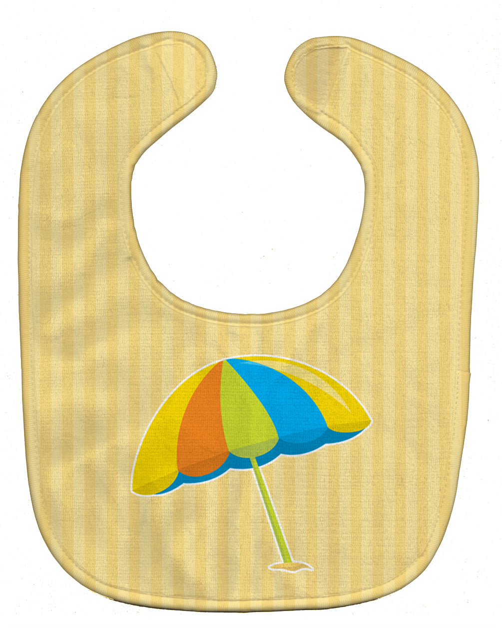 Beach Umbrella Baby Bib Easy-Clean Baby Bib Baby Feeding Accessory Baby Mealtime Essential, 10 x 13, Multicolor
