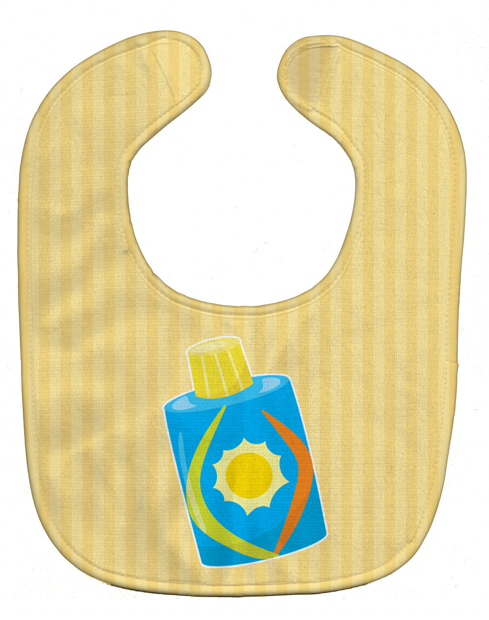 Beach Lotion Baby Bib Easy-Clean Baby Bib Baby Feeding Accessory Baby Mealtime Essential, 10 x 13, Multicolor