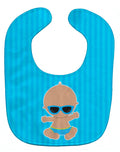 Beach Baby Boy Sunglasses Baby Bib Easy-Clean Baby Bib Baby Feeding Accessory Baby Mealtime Essential, 10 x 13, Multicolor