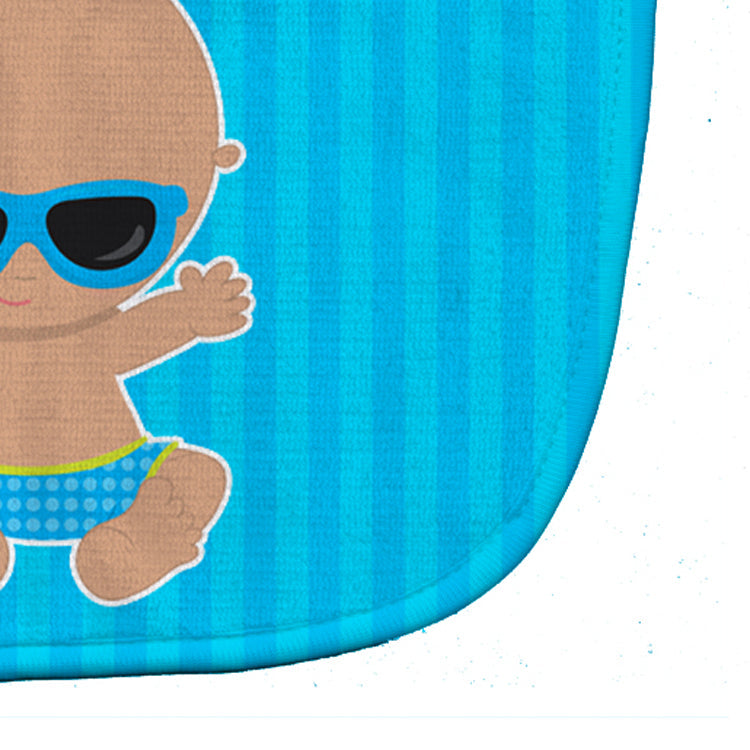 Beach Baby Boy Sunglasses Baby Bib Easy-Clean Baby Bib Baby Feeding Accessory Baby Mealtime Essential, 10 x 13, Multicolor