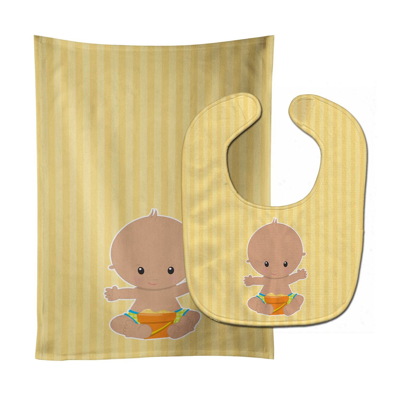Beach Baby Boy Bathing Suit Baby Bib & Burp Cloth Easy-Clean Baby Bib Baby Feeding Accessory Baby Mealtime Essential