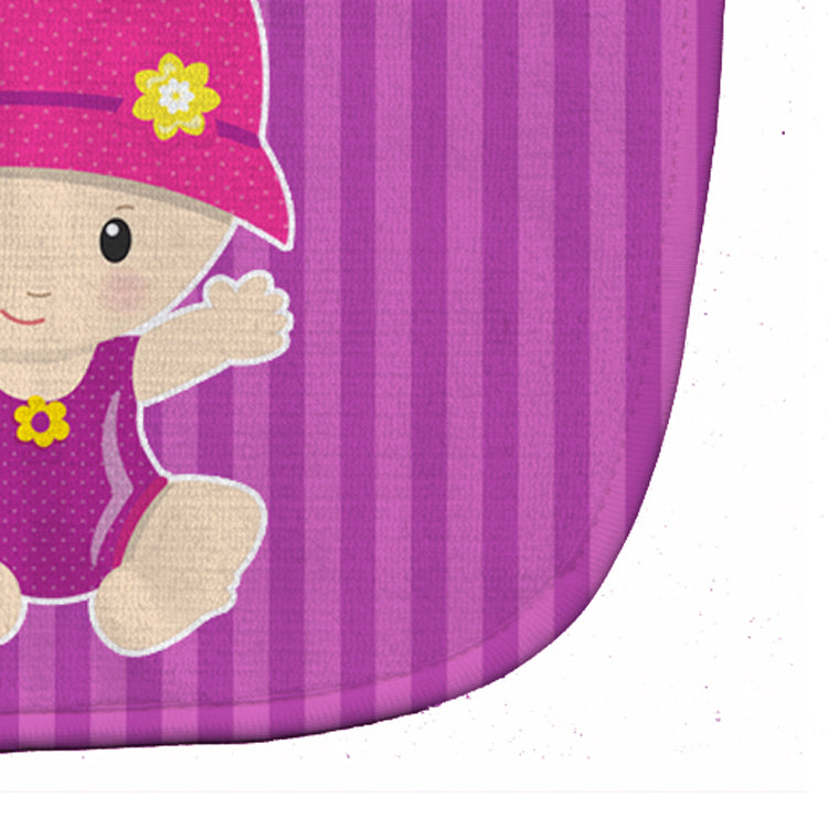 Beach Baby Girl Jolee Baby Bib Easy-Clean Baby Bib Baby Feeding Accessory Baby Mealtime Essential, 10 x 13, Multicolor