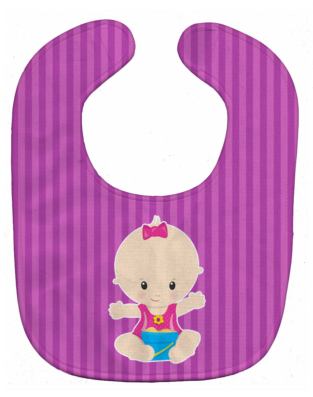 Beach Baby Girl Baby Bib Easy-Clean Baby Bib Baby Feeding Accessory Baby Mealtime Essential, 10 x 13, Multicolor
