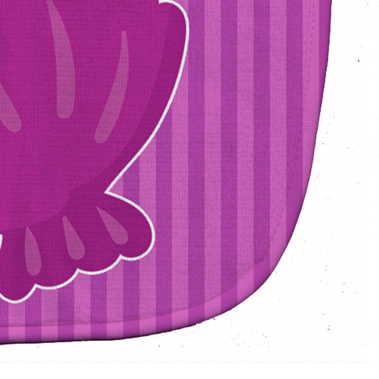 Beach Baby Girl Shell Baby Bib Easy-Clean Baby Bib Baby Feeding Accessory Baby Mealtime Essential, 10 x 13, Multicolor