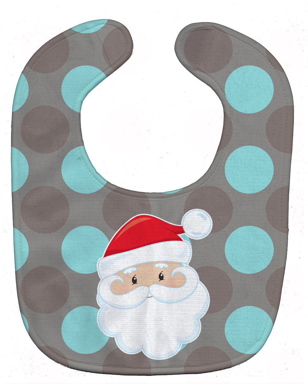 Bear on Polka Dots Baby Bib Easy-Clean Baby Bib Baby Feeding Accessory Baby Mealtime Essential, 10 x 13, Multicolor