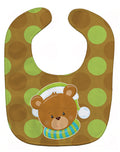 Christmas Blonde Girl Elf Toni Baby Bib Easy-Clean Baby Bib Baby Feeding Accessory Baby Mealtime Essential, 10 x 13, Multicolor