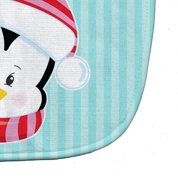 Christmas Penquin #1 Baby Bib Easy-Clean Baby Bib Baby Feeding Accessory Baby Mealtime Essential, 10 x 13, Multicolor