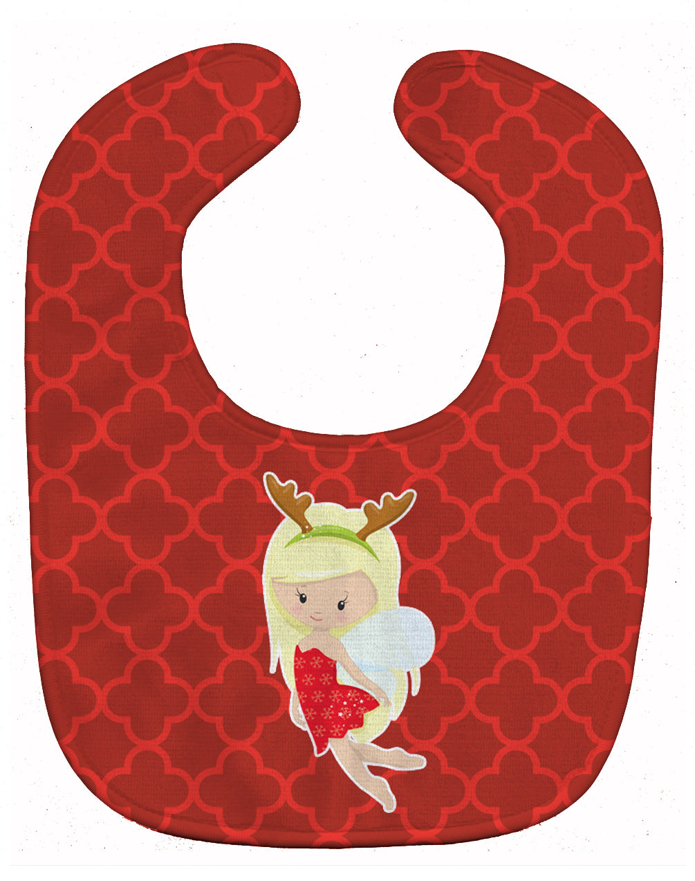 Blonde Haired Fairy Baby Bib Easy-Clean Baby Bib Baby Feeding Accessory Baby Mealtime Essential, 10 x 13, Multicolor