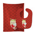 Blonde Haired Fairy Baby Bib & Burp Cloth Easy-Clean Baby Bib Baby Feeding Accessory Baby Mealtime Essential