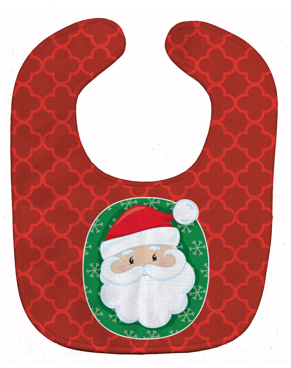 Merry Christmas Santa Claus Baby Bib Easy-Clean Baby Bib Baby Feeding Accessory Baby Mealtime Essential, 10 x 13, Multicolor