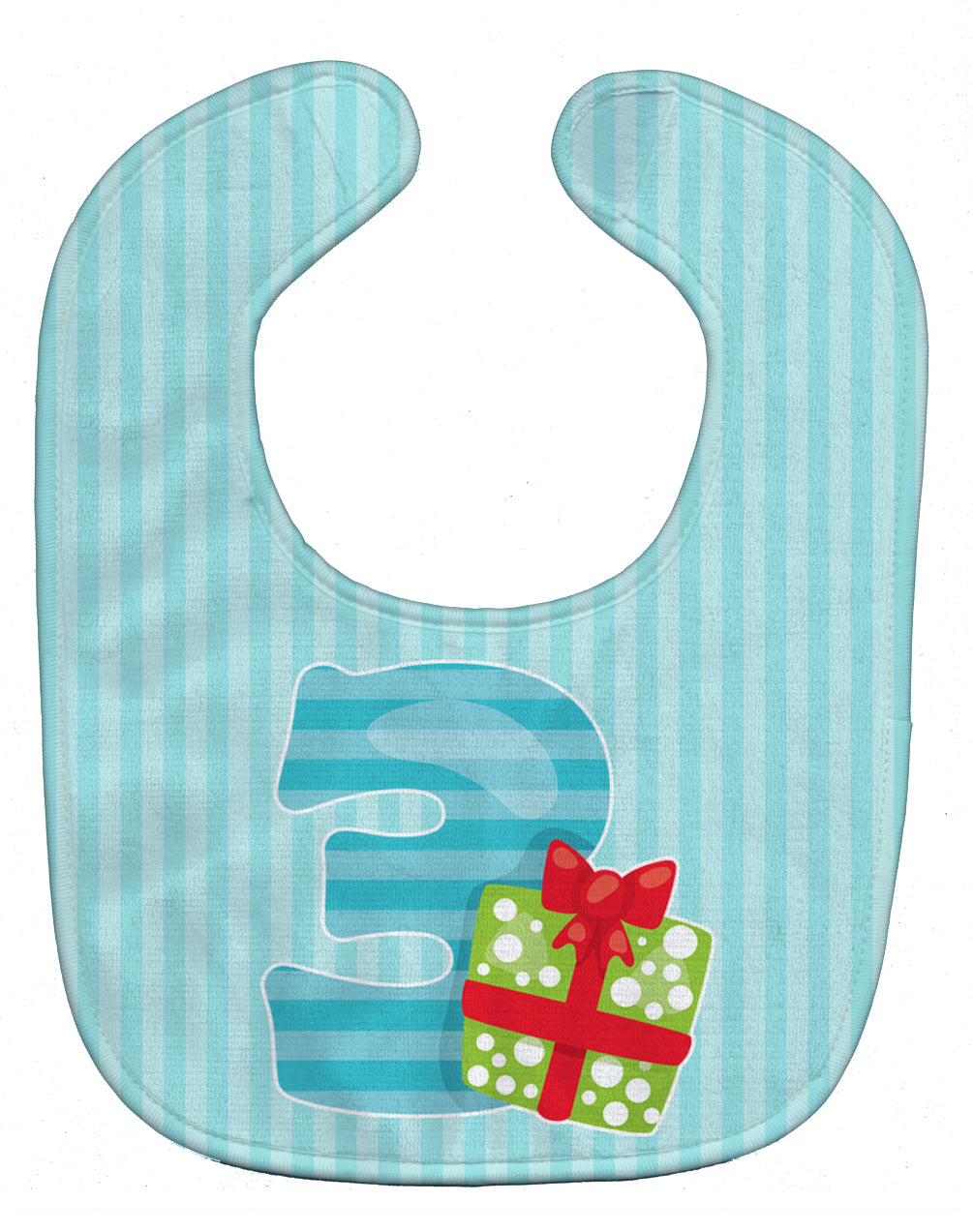 Christmas Month 3 Baby Bib Easy-Clean Baby Bib Baby Feeding Accessory Baby Mealtime Essential, 10 x 13, Multicolor
