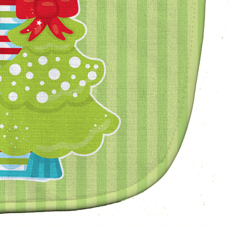 Christmas Month 4 Baby Bib Easy-Clean Baby Bib Baby Feeding Accessory Baby Mealtime Essential, 10 x 13, Multicolor