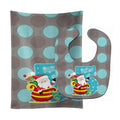 Christmas Month 5 Baby Bib & Burp Cloth Easy-Clean Baby Bib Baby Feeding Accessory Baby Mealtime Essential