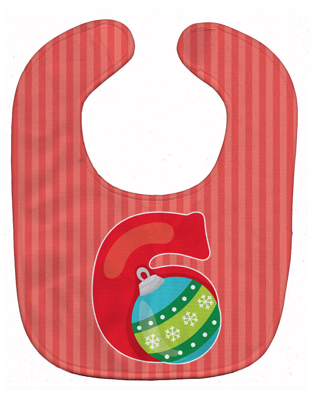 Christmas Month 6 Baby Bib Easy-Clean Baby Bib Baby Feeding Accessory Baby Mealtime Essential, 10 x 13, Multicolor