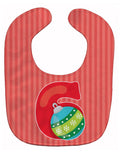 Christmas Month 6 Baby Bib Easy-Clean Baby Bib Baby Feeding Accessory Baby Mealtime Essential, 10 x 13, Multicolor