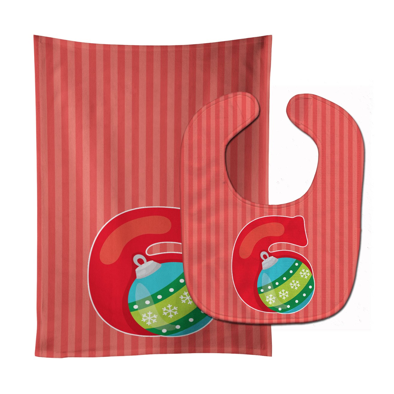Christmas Month 6 Baby Bib & Burp Cloth Easy-Clean Baby Bib Baby Feeding Accessory Baby Mealtime Essential