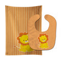 Lion Baby Bib & Burp Cloth Easy-Clean Baby Bib Baby Feeding Accessory Baby Mealtime Essential