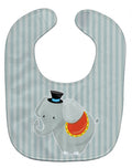 Elephant Baby Bib Easy-Clean Baby Bib Baby Feeding Accessory Baby Mealtime Essential, 10 x 13, Multicolor