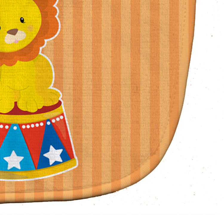Circus Lion Baby Bib Easy-Clean Baby Bib Baby Feeding Accessory Baby Mealtime Essential, 10 x 13, Multicolor