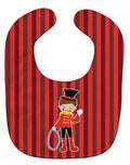 Circus Trainer Baby Bib Easy-Clean Baby Bib Baby Feeding Accessory Baby Mealtime Essential, 10 x 13, Multicolor