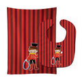 Circus Trainer Baby Bib & Burp Cloth Easy-Clean Baby Bib Baby Feeding Accessory Baby Mealtime Essential