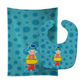 Circus Clown #2 Baby Bib & Burp Cloth Easy-Clean Baby Bib Baby Feeding Accessory Baby Mealtime Essential