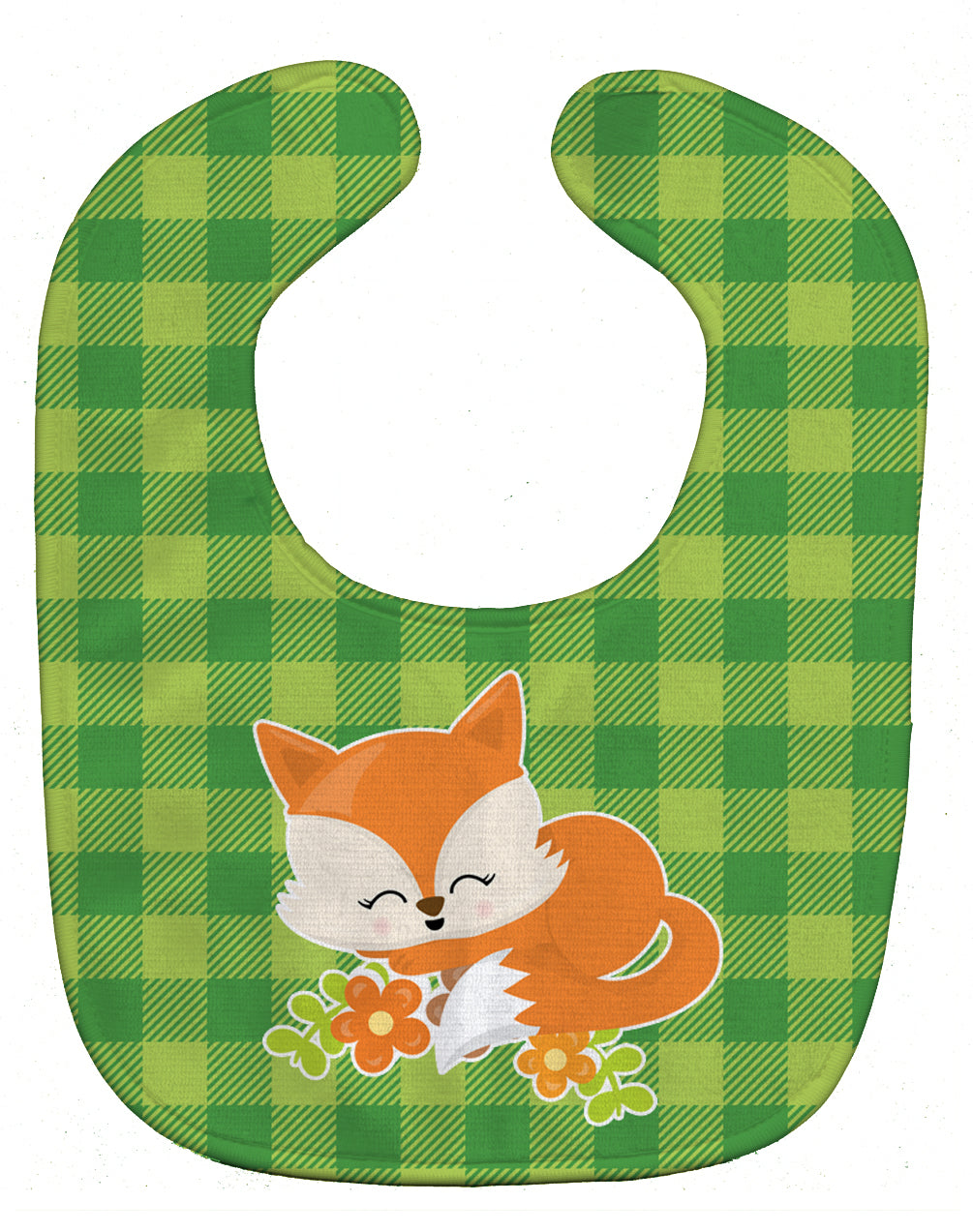 Foxie Fox Baby Bib Easy-Clean Baby Bib Baby Feeding Accessory Baby Mealtime Essential, 10 x 13, Multicolor