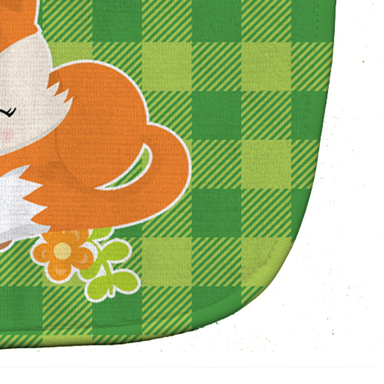 Foxie Fox Baby Bib Easy-Clean Baby Bib Baby Feeding Accessory Baby Mealtime Essential, 10 x 13, Multicolor