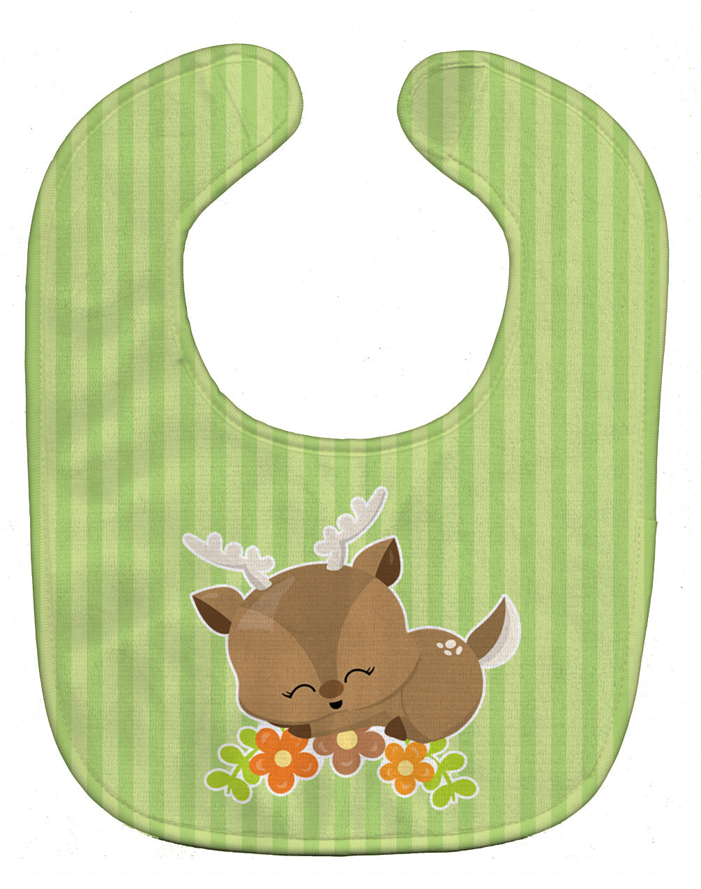 Deer #2 Baby Bib Easy-Clean Baby Bib Baby Feeding Accessory Baby Mealtime Essential, 10 x 13, Multicolor