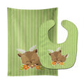 Deer #2 Baby Bib & Burp Cloth Easy-Clean Baby Bib Baby Feeding Accessory Baby Mealtime Essential