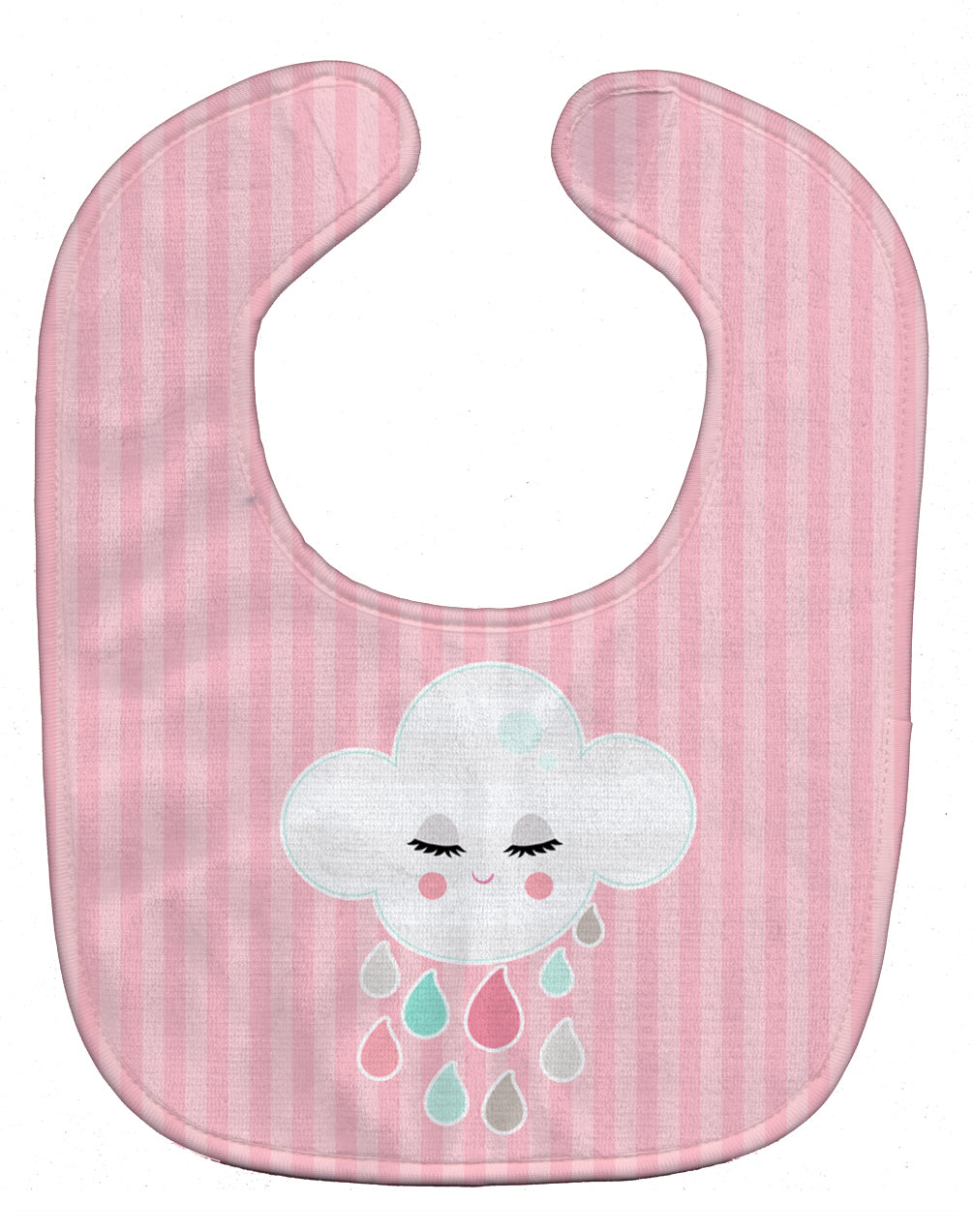 Rain Cloud Baby Bib Easy-Clean Baby Bib Baby Feeding Accessory Baby Mealtime Essential, 10 x 13, Multicolor
