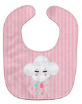 Rain Cloud Baby Bib Easy-Clean Baby Bib Baby Feeding Accessory Baby Mealtime Essential, 10 x 13, Multicolor