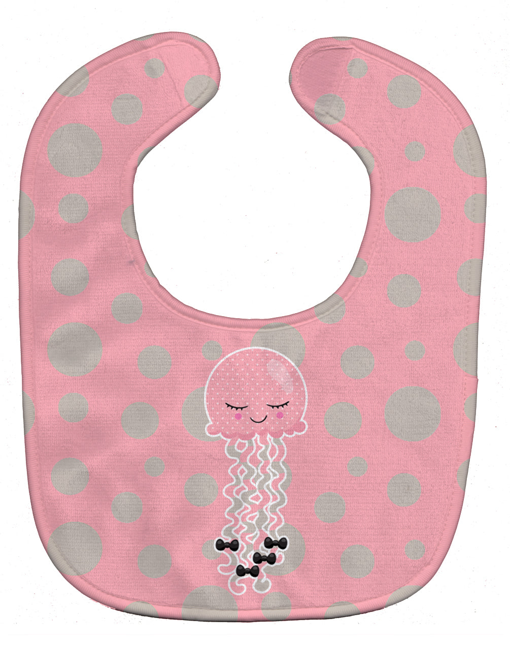 Jellyfish Baby Bib Easy-Clean Baby Bib Baby Feeding Accessory Baby Mealtime Essential, 10 x 13, Multicolor
