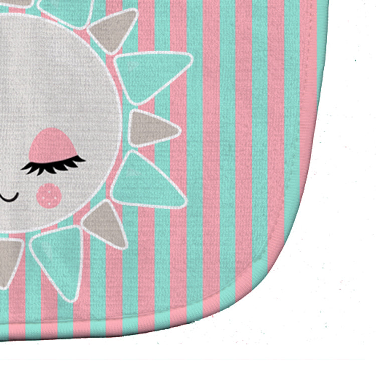 Sun Face Baby Bib Easy-Clean Baby Bib Baby Feeding Accessory Baby Mealtime Essential, 10 x 13, Multicolor