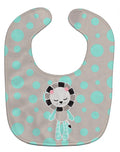 Lion Doll Baby Bib Easy-Clean Baby Bib Baby Feeding Accessory Baby Mealtime Essential, 10 x 13, Multicolor