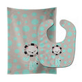 Lion Doll Baby Bib & Burp Cloth Easy-Clean Baby Bib Baby Feeding Accessory Baby Mealtime Essential