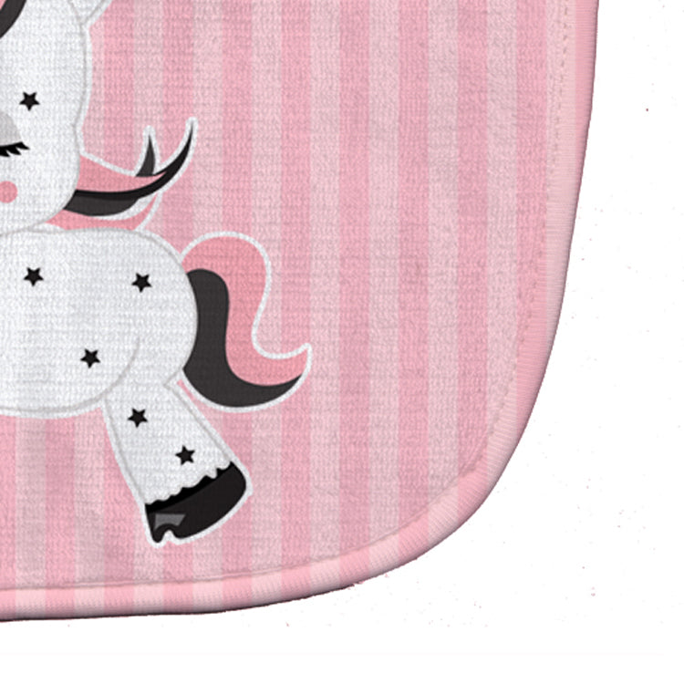 Horse Doll Baby Bib Easy-Clean Baby Bib Baby Feeding Accessory Baby Mealtime Essential, 10 x 13, Multicolor