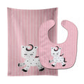 Horse Doll Baby Bib & Burp Cloth Easy-Clean Baby Bib Baby Feeding Accessory Baby Mealtime Essential