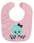Octopus Doll Baby Bib Easy-Clean Baby Bib Baby Feeding Accessory Baby Mealtime Essential, 10 x 13, Multicolor
