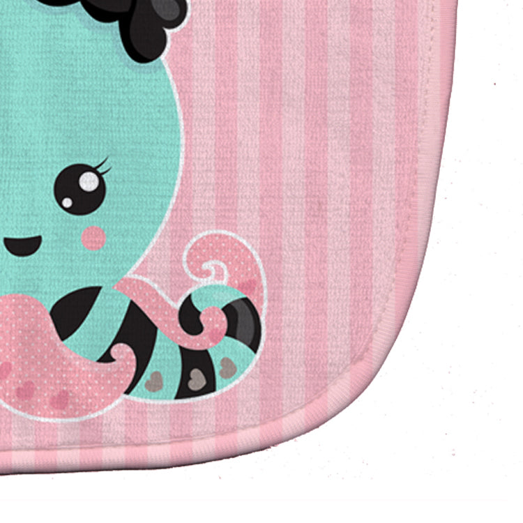 Octopus Doll Baby Bib Easy-Clean Baby Bib Baby Feeding Accessory Baby Mealtime Essential, 10 x 13, Multicolor