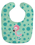 Flamingo Baby Bib Easy-Clean Baby Bib Baby Feeding Accessory Baby Mealtime Essential, 10 x 13, Multicolor