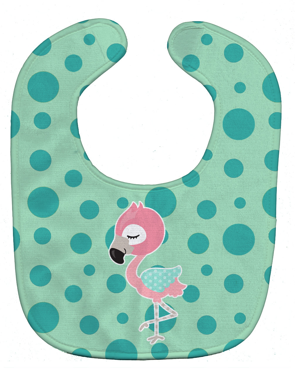 Flamingo Baby Bib Easy-Clean Baby Bib Baby Feeding Accessory Baby Mealtime Essential, 10 x 13, Multicolor