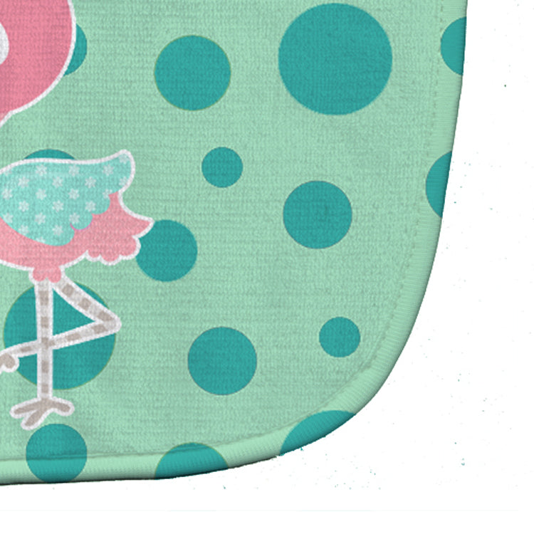 Flamingo Baby Bib Easy-Clean Baby Bib Baby Feeding Accessory Baby Mealtime Essential, 10 x 13, Multicolor