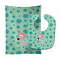 Flamingo Baby Bib & Burp Cloth Easy-Clean Baby Bib Baby Feeding Accessory Baby Mealtime Essential