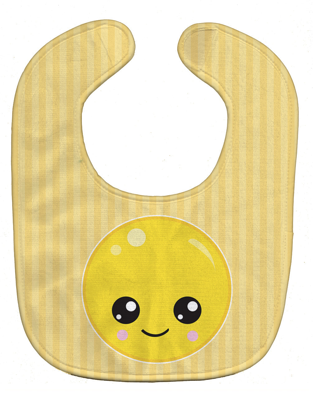 Smily Face Baby Bib Easy-Clean Baby Bib Baby Feeding Accessory Baby Mealtime Essential, 10 x 13, Multicolor