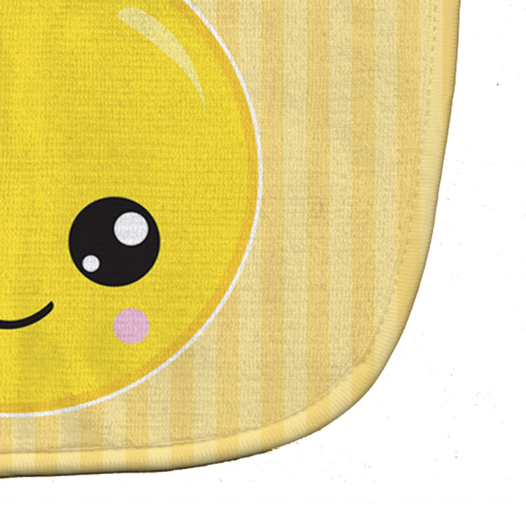 Smily Face Baby Bib Easy-Clean Baby Bib Baby Feeding Accessory Baby Mealtime Essential, 10 x 13, Multicolor