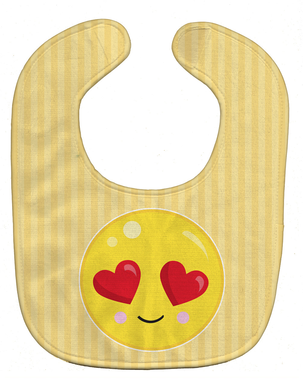 Lovey Face Baby Bib Easy-Clean Baby Bib Baby Feeding Accessory Baby Mealtime Essential, 10 x 13, Multicolor