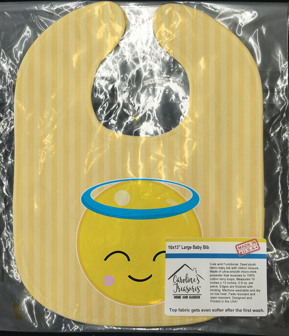 Angel Face Baby Bib Easy-Clean Baby Bib Baby Feeding Accessory Baby Mealtime Essential, 10 x 13, Multicolor