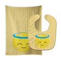Angel Face Baby Bib & Burp Cloth Easy-Clean Baby Bib Baby Feeding Accessory Baby Mealtime Essential